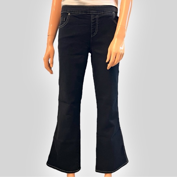PAJAMA JEANS Black Bootcut Petite Jeans - Picture 1 of 7